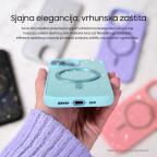 Maska Torbica Magsafe Crystal Glow za iPhone 15 Pro Max 6.7 mint slika 2