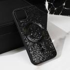 Maska Torbica Magsafe Glam za iPhone 13 6.1 crna slika 5