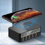 Wireless punjac + 5xUSB + Type C EL01 crni cena 10000 din slika