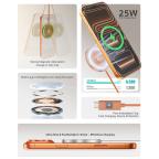 Wireless punjac magnetic Coteci iH-150 Qi2.2 25W beli slika 2