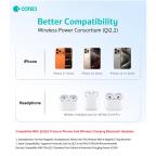 Wireless punjac magnetic Coteci iH-150 Qi2.2 25W beli slika 6