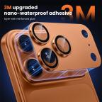 Zastita kamere Full Cover za iPhone 17 Pro Max narandzasta slika 2