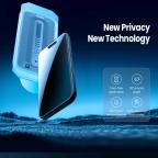 Zastitno staklo Tempered glass Nillkin Guardian Privacy za iPhone 17 Pro 6.3 (sa kalupom) slika 3