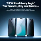 Zastitno staklo Tempered glass Nillkin Guardian Privacy za iPhone 17 Pro 6.3 (sa kalupom) slika 5