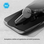 Zastitno staklo Tempered Glass Privacy Teracell Titan 2.5D za Samsung S921B/S931B Galaxy S24/S25 crni (fingerprint unlock) slika 4