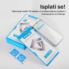 Zastitno staklo Tempered glass Teracell Titan 2.5D 10u1 za Honor X8b/X8c crni slika 3