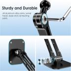 Zidni drzac za mobilni telefon/tablet crni slika 2